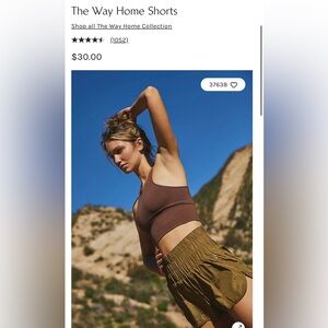 FP Movement Way Home Shorts